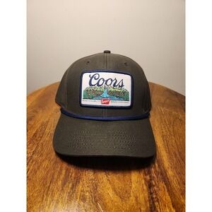Coors X Wrangler The Outskirts Waxed Adjustable Hat Olive New
